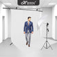 HIFFIN® White Screen Backdrop 8x12 ft with 9 ft Stand - 6x9 ft Photography Backdrop with 2 Pcs Clamps, 1PCs Carry Bag (T Shape Kit C2 C1 White & Triple Holder Kit M1)