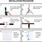 HIFFIN® White Screen Backdrop 6x10 ft with Stand 6x9FT Photography Backdrop with 1PC 6.5FT T-Shape Backdrop Stands, 4PCs Spring Clamps, 1PCs Carry Bag