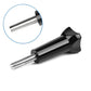 HIFFIN® Long Thumbscrew with Cap Thumb Screw Stainless for Go Pro Accessories Monopod Handhold Stick Mount Compatible with All Go Pro Hero Cameras Black - Set of 2 Piece