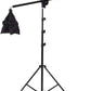 HIFFIN® E27 3 Point Studio Double Holder Kit Umbrella White + Studio Light Stand 9 FT Bulb Holder KIT Mark III | 3 Double Holder | 3 Light Stand 9ft | 3 Umbrella | 6 20 W LED Bulb | 1 Boom