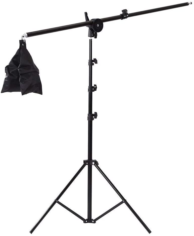 HIFFIN® E27 3 Point Studio Single Holder KIT Umbrella White + Studio Light Stand 9 FT+ Umbrella and Bulb Holder KIT Mark III | 3 Single Holder | 3 Light Stand 9ft | 3 Umbrella | 3 20 WT LED Bulb