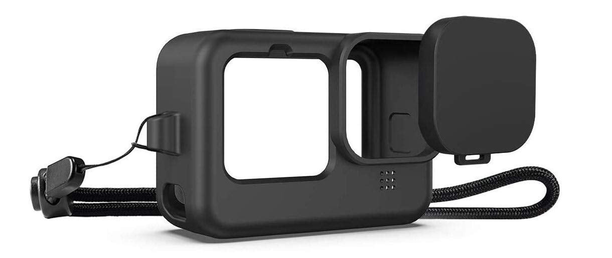 HIFFIN® Accessories Kit for Go Pro Hero 9 Black with Protective Housing + Ultra Clear Tempered Glass Screen Protector + Lens Protector + HD Front...