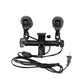 HIFFIN® Branded E27 Double Light Combo Socket with Light Stand Swivel Mount & Umbrella Holder for Photography, Film, & Video Studio