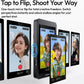ULANZI VM1 MagSafe Selfie Monitor 4K60fps Preview, 3.97″ HD, Plug&Play Live/Rear