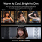 ULANZI ML05 Maglock Magnetic iPhone Ring Light Mirror 9000K CRI≥97 FullAngle LED, White/Black