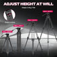 ULANZI MT-81 61in/155cm Camera Tripod 360° Fluid Head Aluminum 8kg Load