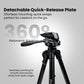 HF-3600 Professional Portable Lightweight Travel Aluminum Camera Tripod