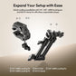 HD02 10" Magic Arm Super Clamp, Camera Mount, 1/4" 3/8"Pins NATO Rail
