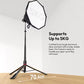 Ulanzi AT-05 Light Stand 78.7", 5kg Load, 6-Level Aluminum Tripod