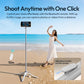 ULANZI MT85 Automatic Phone Tripod, 60″ Auto-Open 4-Leg Stand for iPhone 12–17, Black/White