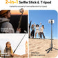 ULANZI SK27 61'' Extendable Phone Tripod/Selfie Stick, Bluetooth Remote