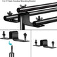 HIFFIN® Triple Crossbar 10 ft Wide 8.5 ft Height Backdrop Stand, Photo Video Studio Heavy Duty Adjustable Photography Muslin Background Support System Kit - 3 in 1 Multi Backdrop Stand