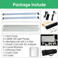 HIFFIN® 32"/80CM Photo Studio Light Box Shooting Tent, Adjustable 126 LED Panel Light Bulbs with Table Top Softbox Cube, 3 Colors Backdrops(Black...