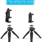 HIFFIN® Universal 360° Rotating Vertical Mobile Tripod Monopod Mount Supports Width Upto 2.3-4.1 Inches Smartphones (Mobile Phone Tripod Mount 360 Rotation)