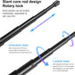 Hiffin Motorcycle Bike Leg Guard Handlebar Mount Selfie Stick Pole for Insta360 ONE X3/X2, ONER/RS, ACE/ACE PRO, Hero 12/11/10/9 and Other Cameras - Stable Shooting for Action Cameras
