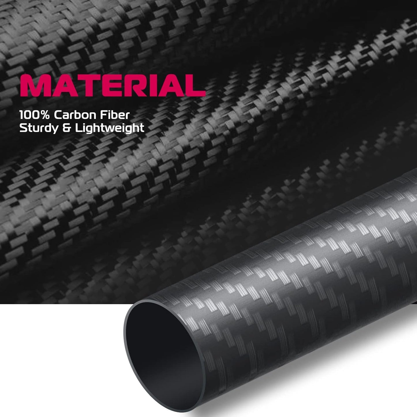 Zero Y Professional Carbon Fiber Camera Tripod, 360° Ballhead, 39lb Max Load