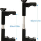 Ulanzi ST-02 Metal Phone Tripod Mount with Hot Shoe Mount Smartphone Video Rig Tripod Mount Adapter.