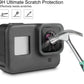HIFFIN® Action Pro 9H Tempered Glass Film Screen Guard LCD Lens Protector Compatible with GoPro Hero 8 (Pack of 2)