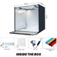HIFFIN 60X60Cm Professional Photo Studio Portable Light Tent with Two Magnet Led Strips