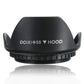 HIFFIN 58mm Flower Lens Hood Screw Mount for Canon Nikon Sony Olympus Pentax & All Other Digital SLR Cameras (58mm Flower Lens Hood)