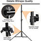 HIFFIN® Green Screen Backdrop 6x10 ft with Stand - 1 Packs 6x9 FT Photography Backdrop with 1PC 6.5 FT T-Shape Backdrop Stands, 4PCs Spring Clamps, 1PCs Carry Bag