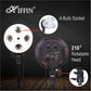 HIFFIN® Photography Lighting Kit Background Support System with 1 Color Backdrop, 2 Umbrella, 3 Softbox, Continuous Lighting Backdrop Kit for Photo...