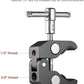 HIFFIN Super Clamp(2 Pack) Magic Arm Clamp for Ronin, Camera Monitor, LED Light