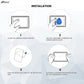 Hiffin® Sony FX3 LCD Screen Protector Clear Tempered Glass Film Camera LCD Screen Protector Guard 6 Layer (LCD PROTECTOR FOR FX3)