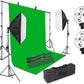 HIFFIN® 5 PRO Quadlux Mark II Soft Led Still & 8.5 x 10 ft Background Support System Kit Video Light Softbox with AC Power, YouTube Shooting,...