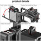 HIFFIN® Combo for GO PRO 9 3-Way Monopod Grip Arm Tripod Foldable Selfie Stick with Housing Cage for Go pro 9, Ulanzi G9-4 Housing Cage Protective Case...