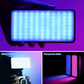 VIJIM VL196 RGB Light 2500K-9000K, 20 Modes, Soft Board & Honeycomb Frame