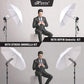 HIFFIN E27 4 Point Studio Double Holder Kit Umbrella White + Studio Light Stand 9 FT Bulb Holder KIT Mark IIII | 4 Double Holder | 4 Light Stand 9ft | 4 Umbrella | 8 20 W LED Bulb | 1 Boom