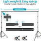 HIFFIN® PRO Quadlux Mark II Soft Led Still & 8.5 x 10 ft Background Support System Kit Video Light Softbox with AC Power, YouTube Shooting, Videography, Portrait, Product