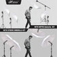 HIFFIN® E27 4 Point Studio Holder Kit Umbrella White + Studio Light Stand 9 FT Bulb Holder KIT Mark IIII | 4 Triple Holder | 4 Light Stand 9ft | 4 Umbrella | 12 x 20 W LED Bulb | 1 Boom | 1 Bag