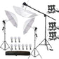 HIFFIN E27 3 Point Studio Triple Holder Kit Umbrella White + Studio Light Stand 2.7432M (9 FT) Bulb Holder KIT Mark III | 3 Triple Holder | 3 Light Stand 9ft | 3 Umbrella | 9 20 W LED Bulb | 1 Boom | 1 Bag