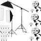 HIFFIN® PRO HD 5 Soft Led Video Light Softbox Kit | 3 Point Lighting | Stand | for YouTube Shooting,Videography, Product Photography, Continuous Studio Lights, Key Fill and Back Light