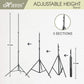 HIFFIN® Green Screen Backdrop 6x10 ft with Stand - 1 Packs 6x9 FT Photography Backdrop with 1PC 6.5 FT T-Shape Backdrop Stands, 4PCs Spring Clamps, 1PCs Carry Bag