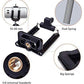 HIFFIN® 2 Pcs Combo A E P Universal Mobile and Small Size Camera and Selfie Stick Holder Tripod Attachment (Black)