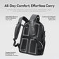 ULANZI YY038 Travel Camera Backpack 22L for Mirrorless DSLR, 16-inch Laptop Compartment, Anti-Theft Water-Resistant Photography Bag with Tripod Holder, Compatible with Sony Canon Nikon Fujifilm(Black)