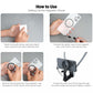 Magnetic Neck & Chest Mount | 360° POV Vlog Holder with Quick-Release Grip, IPhone & Android