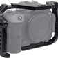 HIFFIN Camera Cage for Canon EOS R6 R5 Mirrorless Camera, Vlogging Video Shooting Filmmaking Rig Stabilizer with Dual Cold Shoe, 1/4" Mounting Points