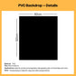 60x120cm PVC Matte Photography Backdrop – White, Black & Combo for Product Shoots