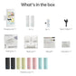 LENSGO 518C Wireless Microphone Portable Audio Video Recording Mini Lavalier Mic for iPhone Android Phone for Interview Live