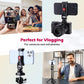 ULANZI ST-10 Metal Phone Tripod Mount, 360° Universal Clamp, 2 Cold Shoes