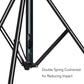 HIFFIN® Triple Crossbar 10 ft Wide 8.5 ft Height Backdrop Stand, Photo Video Studio Heavy Duty Adjustable Photography Muslin Background Support System Kit - 3 in 1 Multi Backdrop Stand