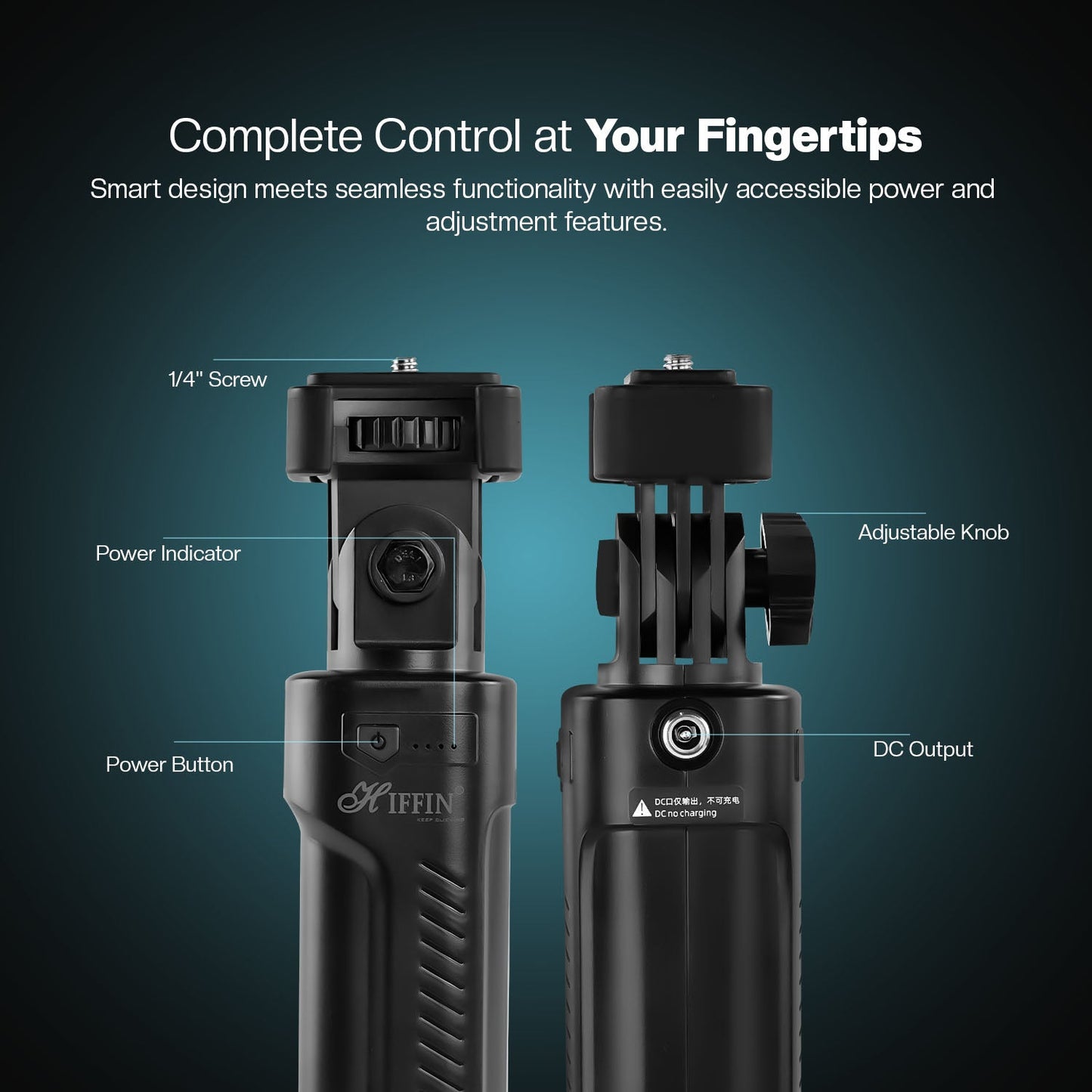 HBP-20000, 20800mAh 100W USB-C PD Battery Grip with Mount for DSLR & Lights