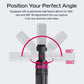 ULANZI MT-89 82in Aluminum Extendable Tripod, 1/4in QR, 2.2lb Load