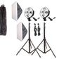 HIFFIN® HF E27 5 Trilux Mark II Double Kit/YouTube Lighting/Fluorescent Light for Still & Video