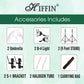 HIFFIN® Studio Home 33 Umbrella Stand Setup with S1 Pro Bracket Umbrella Adapter B-Bracket and Stand Double Set with Continuous/Video Light with 1000...
