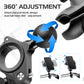 ULANZI MP-5 Aluminum Bike Motorcycle Handlebar Mount for GoPro & Phone, Camera Clamp Mount Accessory with Double Ball Head, Compatible with iPhone Samsung 4.7"-6.4" Phones & Action Cameras